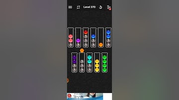 ball sort color water puzzle level 370