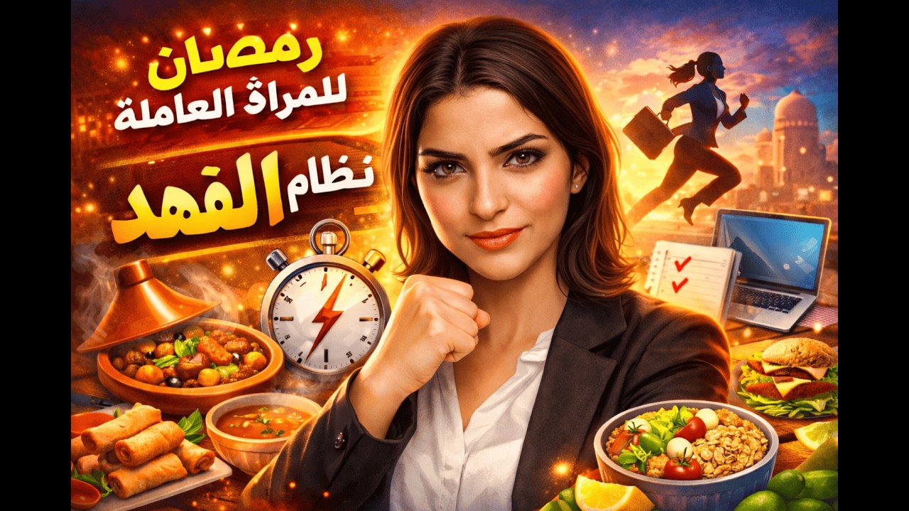 من الفجر حتى الليل… ✅هادي هي الحقيقة الخفية ديال المرأة العاملة فرمضان