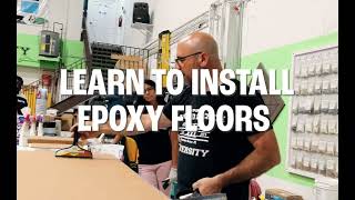 Want to Learn How to Install Epoxy Floors? Join XPS' Epoxy Training Class | #epoxyclass #learning