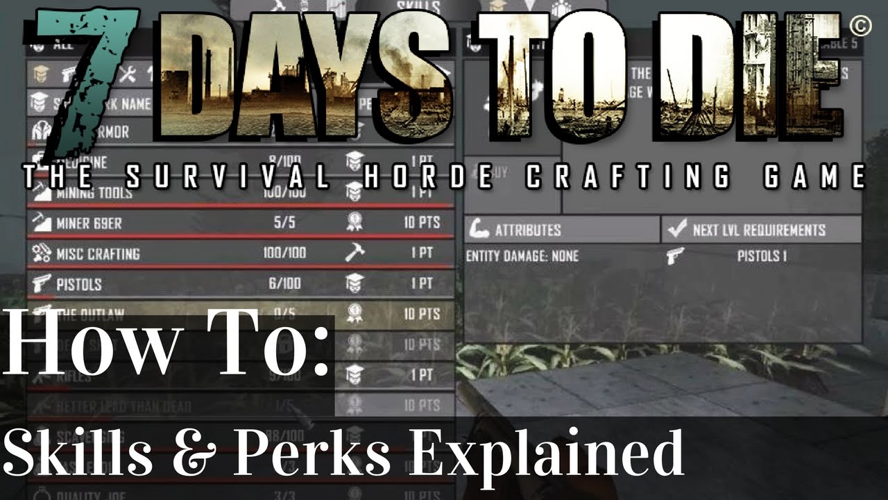 7 days to die skill points command