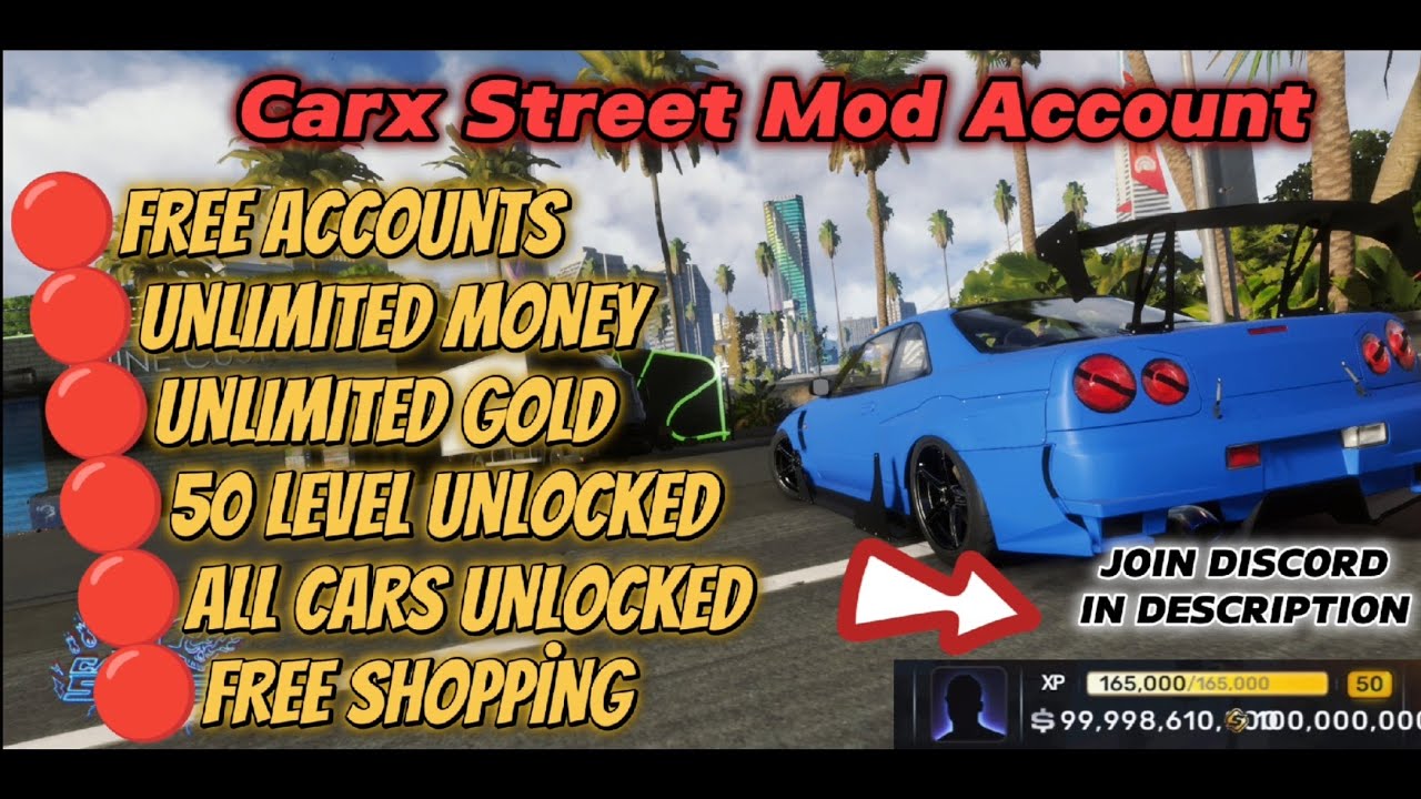 CarX Street Gold & Cash Free Hack