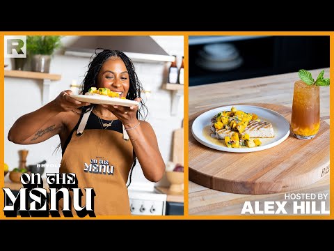 Alex Hill's Signature Grilled Swordfish with Mango Habanero Salsa | On The Menu