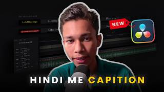 DaVinci New UPDATE to create HINGLISH CAPTION
