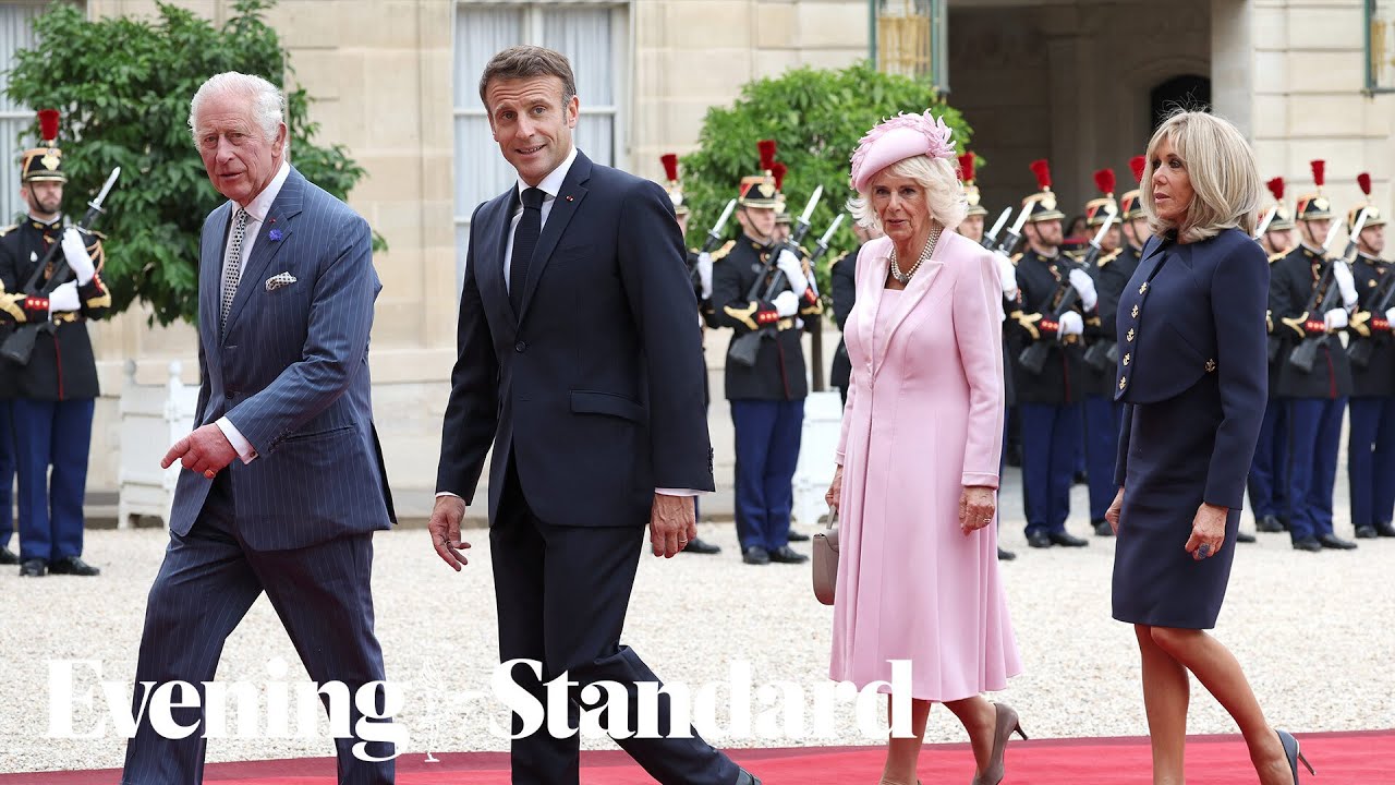 King and Queen land in France for state visit