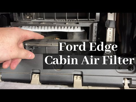 2007 – 2014 Ford Edge Cabin Air Filter – How to Remove Replace Change DIY Tutorial