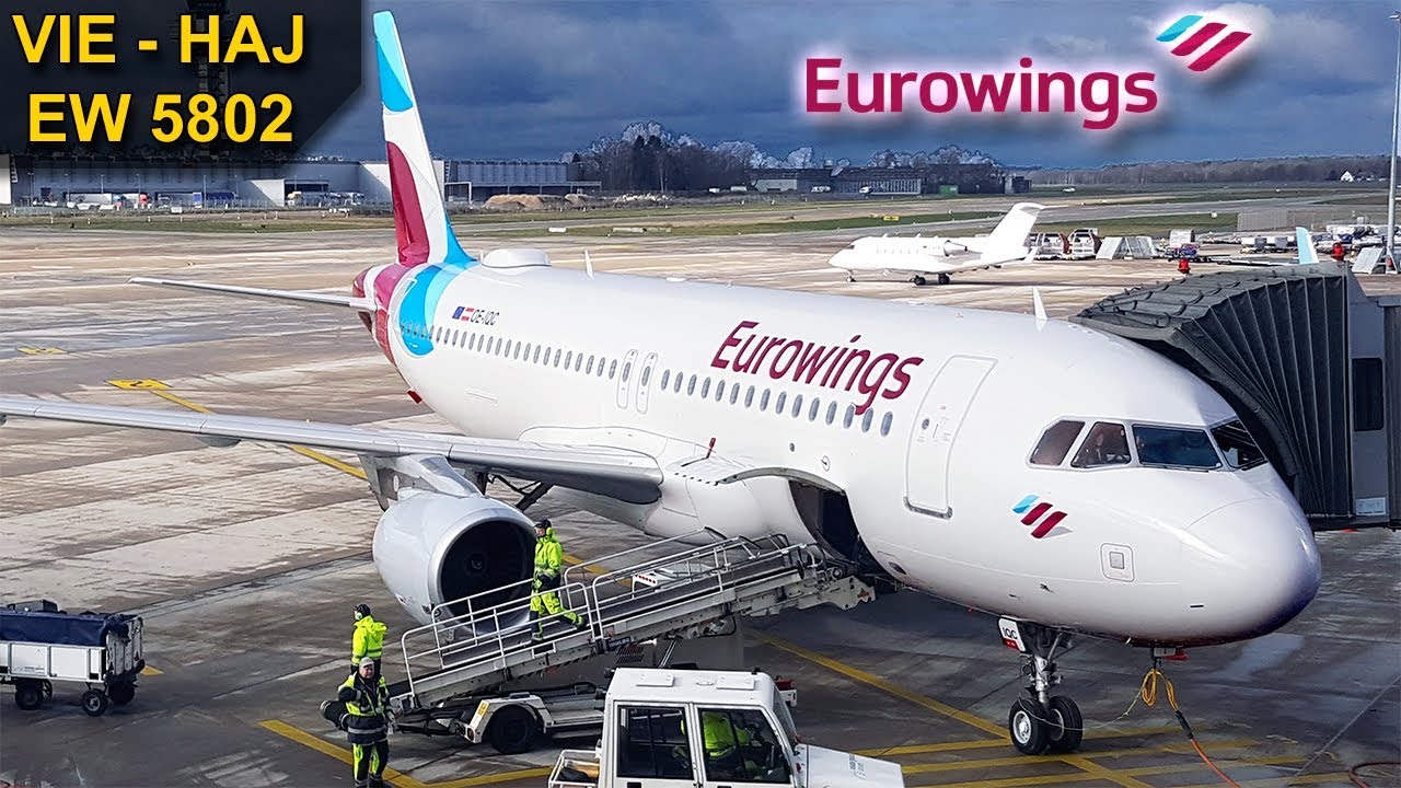 TRIP REPORT | Eurowings | VIENNA - HANNOVER | Airbus A320 Sharklets