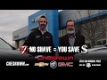 No Shave, YOU SAVE November at Chesrown!