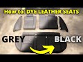 How to: Dye Leather BMW Seats (Grey to Black Conversion!)