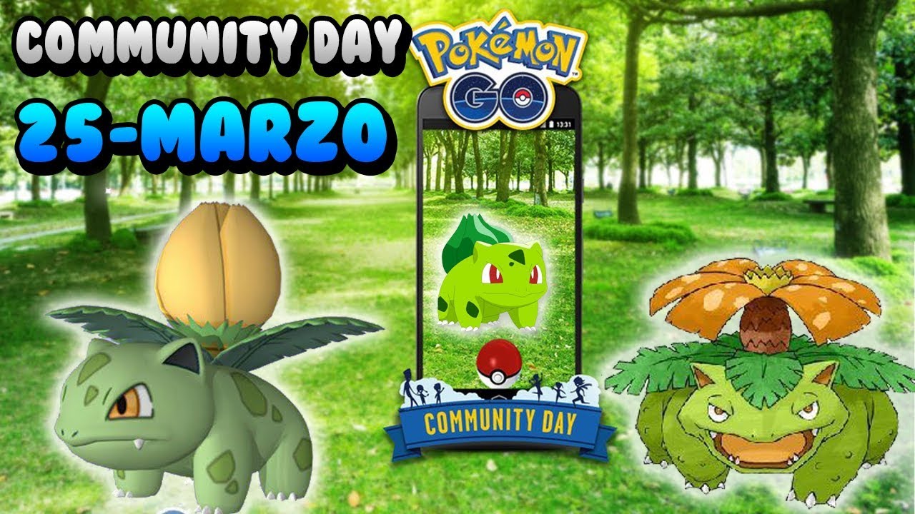 BULBASAUR POKÉMON EXCLUSIVO DEL COMMUNITY DAY DE MARZO! NOVEDADES EN