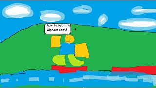 how to complete the wipeout obby in ROBLOX!