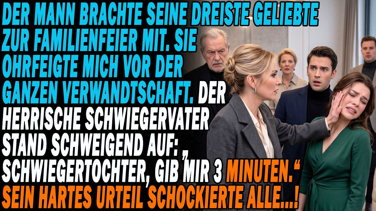 Ich stand mit der Hand auf meiner brennenden Wange im festlich gedeckten Esszimmer, während draußen der Schnee fiel und drinnen die Kerzen flackerten, und konnte nicht fassen, was gerade geschehen...