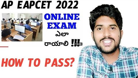 Ap Eapcet 2022 | How to write ap eapcet online exam 2022 | bsd telugu tech