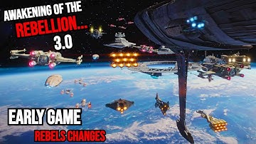 STAR WARS: FIRST LOOK EARLY GAME REBELS CHANGES FOR AOTR 3.0  ( Empire at War AOTR )