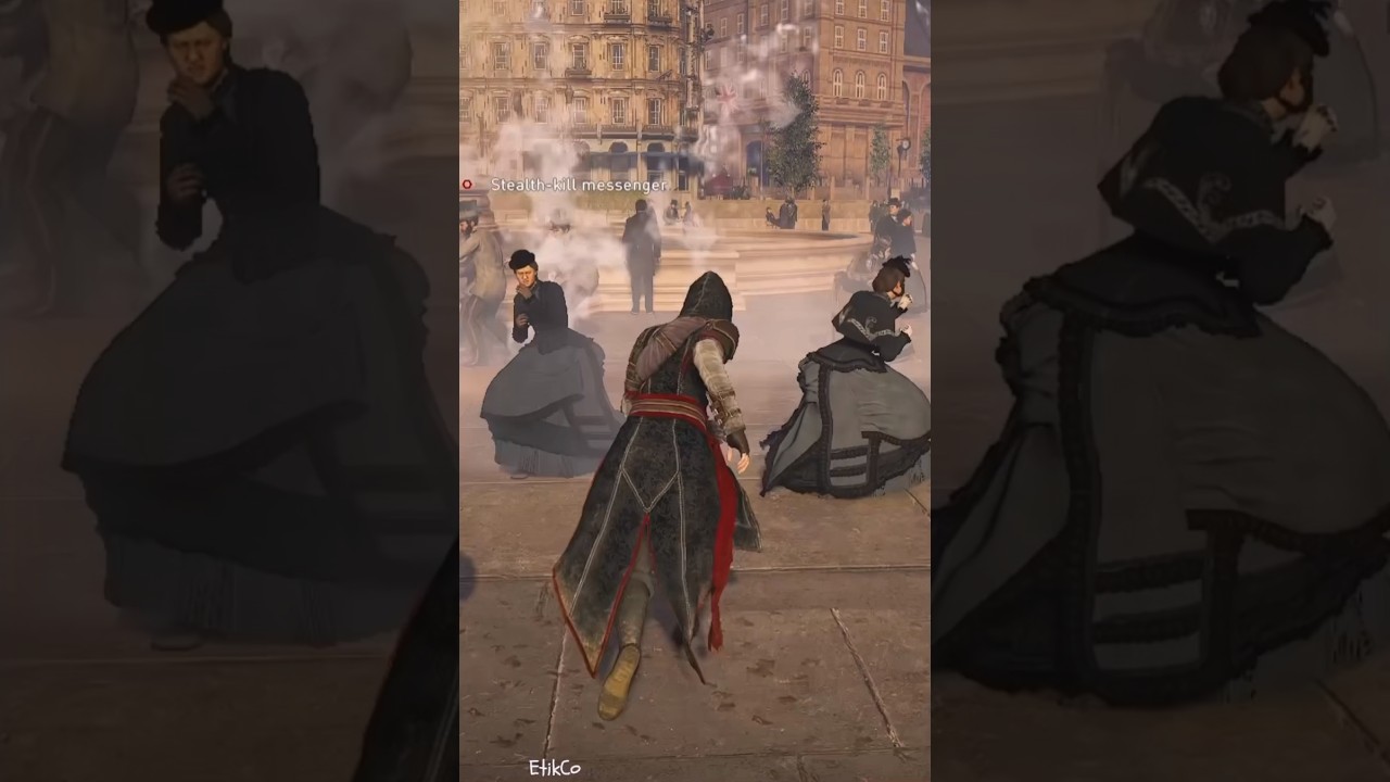 Stealth kill Messenger use a smoke bomb | AC Syndicate Indonesia