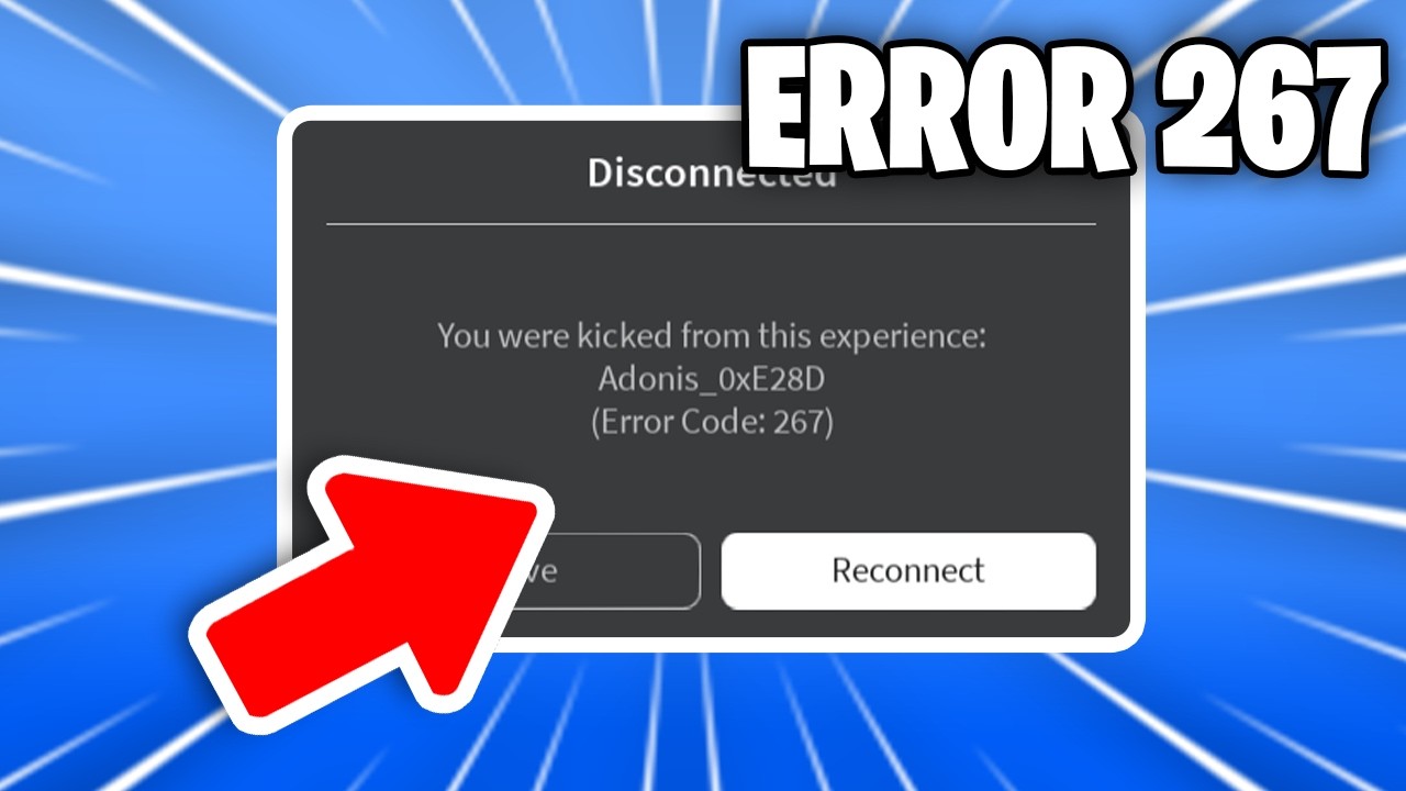 確認画面( o´ェ｀o) Roblox Error Code 267 - YouTube