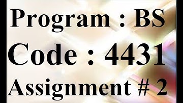 AIOU Solved Assignment No 2 Code 4431 spring 2021 | Baloch Academy