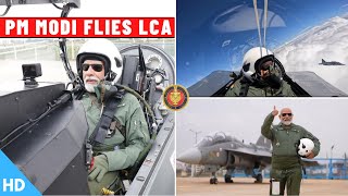 PM Modi Flies In Tejas Fighter Jet