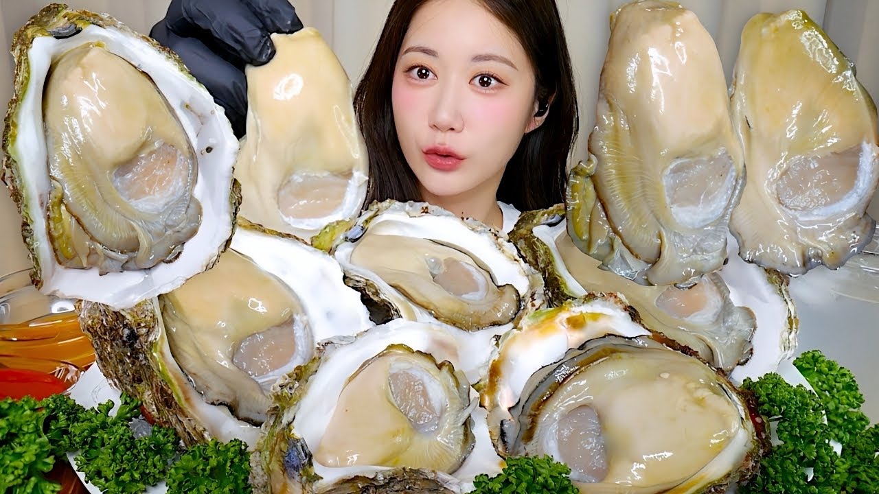 여름 제철 대왕 바위굴🤍4kg 바위굴 먹방🦪 Giant Raw Oyster 巨大な生牡蠣 | Mukbang ASMR