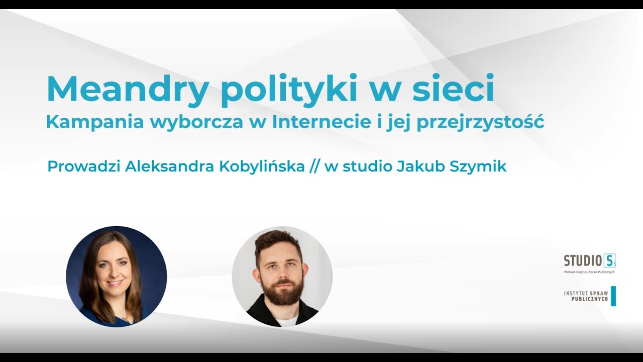 Meandry polityki w sieci. Kampania wyborcza w Internecie i jej przejrzystość