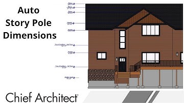 Using the Auto Story Pole Dimensions Tool