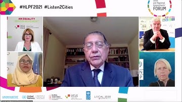 Amb. Munir Akram, President of UN ECOSOC at Fourth High level Local and Regional Governments Forum