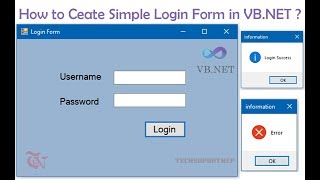 How to Create Simple Login Form in VB.NET Without Connecting to Database? screenshot 4