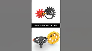 Intermittent Motion Gear  #machine #mechanism  #automobile #mechanical #engineering