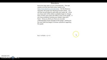 Desmos Teaching Tutorial
