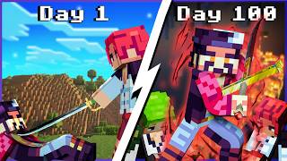 I Survived 100 Days as Dracule Mihawk in ONE PIECE Minecraft