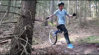 Mountain Unicycling Einrad Downhill Spring 2018