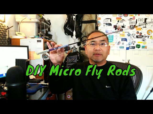 Micro Fly Rod and Reels  More Details On the DIY Micro Fishing Setups 
