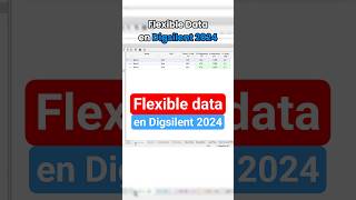 Flexible data en Digsilent 2024 #tutorial #digsilent #powerfactory #estudiantes #universidad