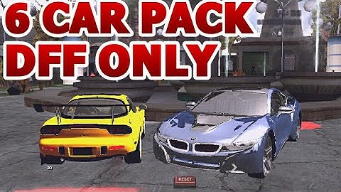 GTA SA ANDROID: 6 Car Pack Dff Only No Txd