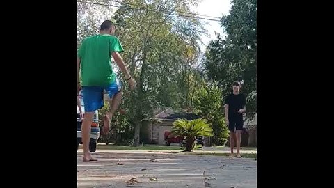 Over seas four square ball trick1