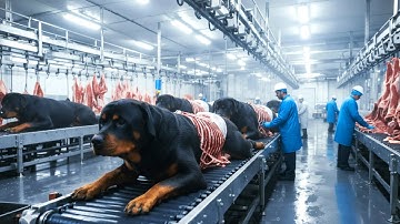 INSIDE THE MEGA FACTORY: Automated Canine Processing Line (Concept CGI)!