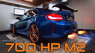 700 Hp Ps, 900 Nm Bmw M2 Competition By Infinitas - Shooting Flames, Drift, Dyno