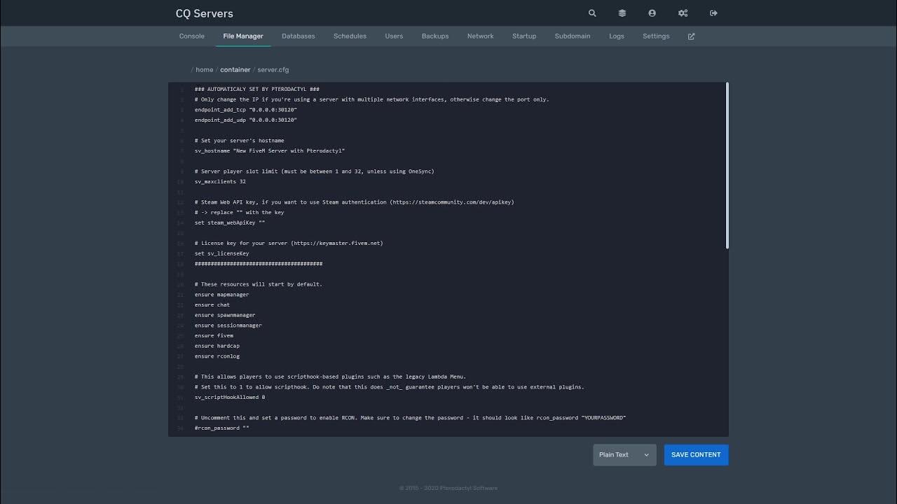 How to install vMenu for FiveM CQ Servers YouTube