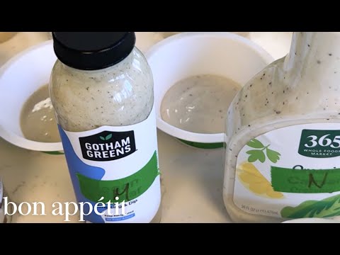 Trying 19 Supermarket Caesar Dressings to Find The Best One - YouTube