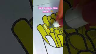 The paper wasn’t great… so the result isn’t perfect 🎨But it’s real ASMR 🤍 #asmr #satisfying