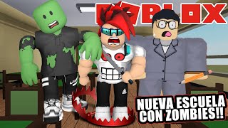 Trampa en Mi Nueva Escuela con Zombies | Roblox School Story | Juegos Roblox en Español