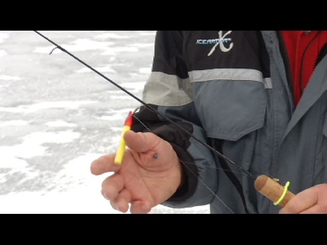 How to tie a slip bobber for ice fishing crappie (night fishing) 