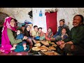 Cave dwellers best local recipe in a cave  village life afghanistan in mountains