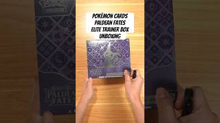 Pokemon Cards Paldean Fates Elite Trainer Box Unboxing - Pack Opening