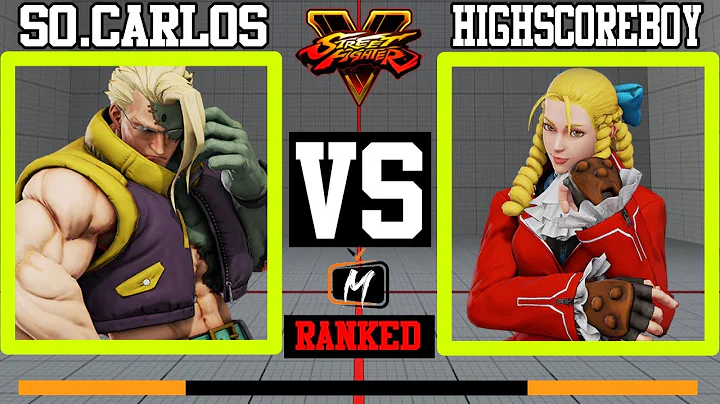 SFV CE  SoCarlos (nash) VS (karin) HighScoreBoy