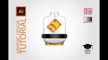 How to draw a 3D looking light bulb holder with mesh tool(M) in adobe illustrator cs6