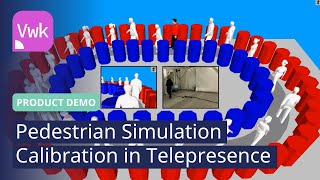 Celebrity Pedestrian Simulation Calibration in Telepresence | PTV Viswalk | Product Demo Net Worth