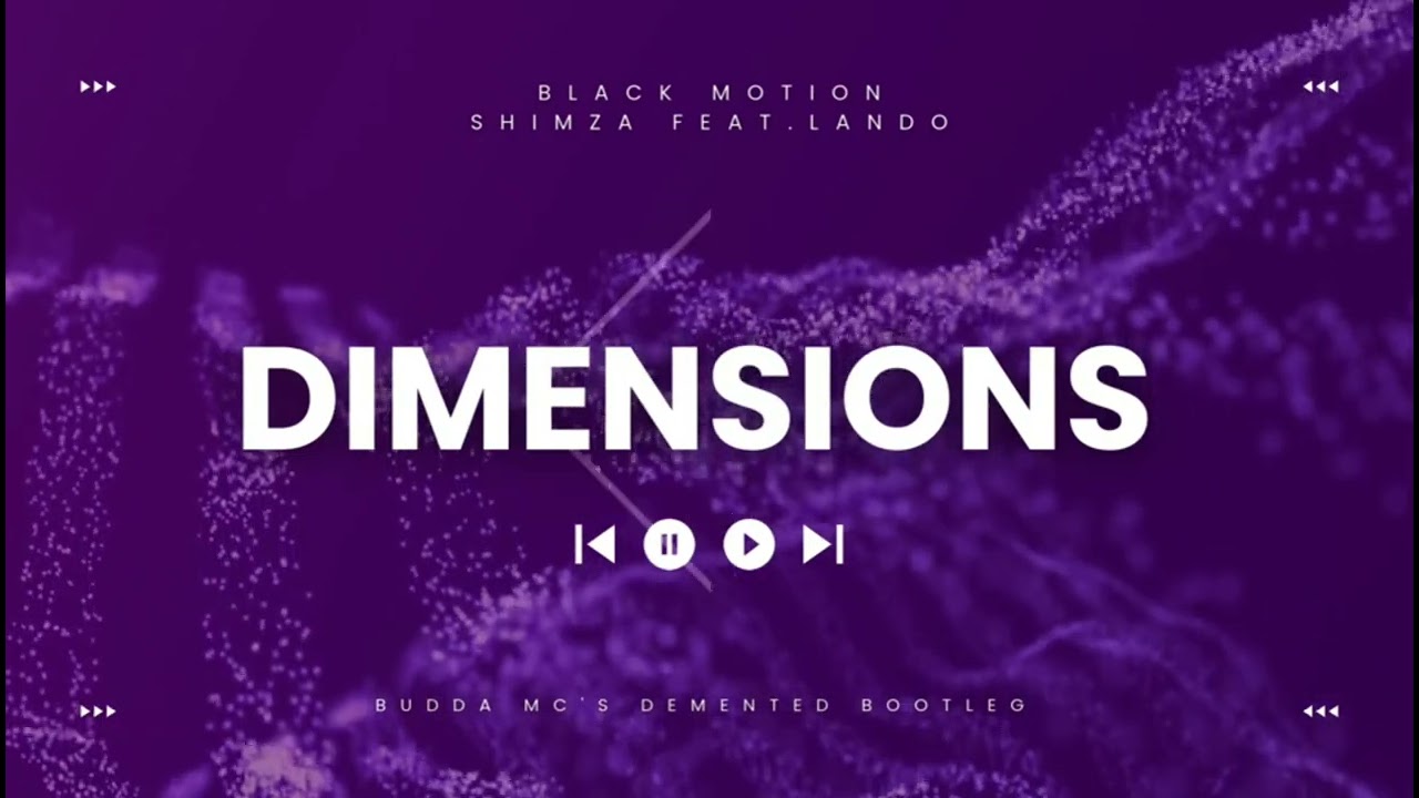Dimensions - Black motion & Shimza feat. Lando ( Budda MC's demented bootleg )