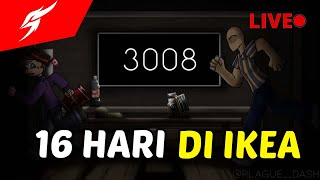 🔴 LIVESTREAM!! - 16 HARI AKU SURVIVE DALAM IKEA 😱 GAME 3008 👻