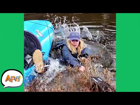 She FELL Right Into the FAIL! 😂 | Best Funny Outdoor Fails | AFV 2021