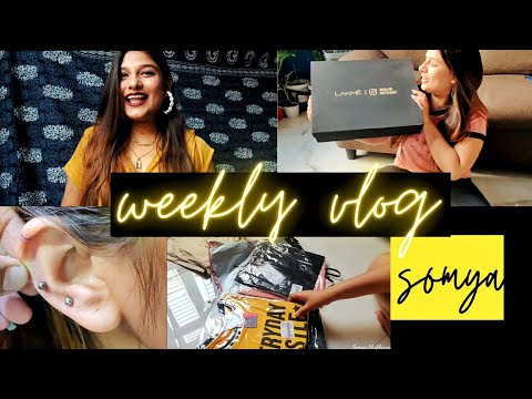 WeeklyVlog | Ring Light | Lakme | Myntra Haul | Makeup Shoot | Plants,Animal lover Somya Shekhawat